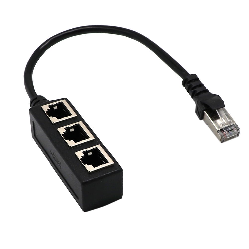 Switch Ethernet 2 Ports 1000Mbps - Convertisseur 1 Vers 2, Alimentation USB-C, Pour PC, TV, Routeur