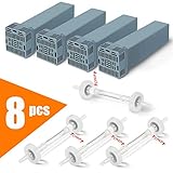 Cartridge Carbon Filter Kit for So 2, CPAP Filter Replacement Clean for Cleaner Machine Includes 4 Cartridge Filters and 4 Check Valve (4 Set)