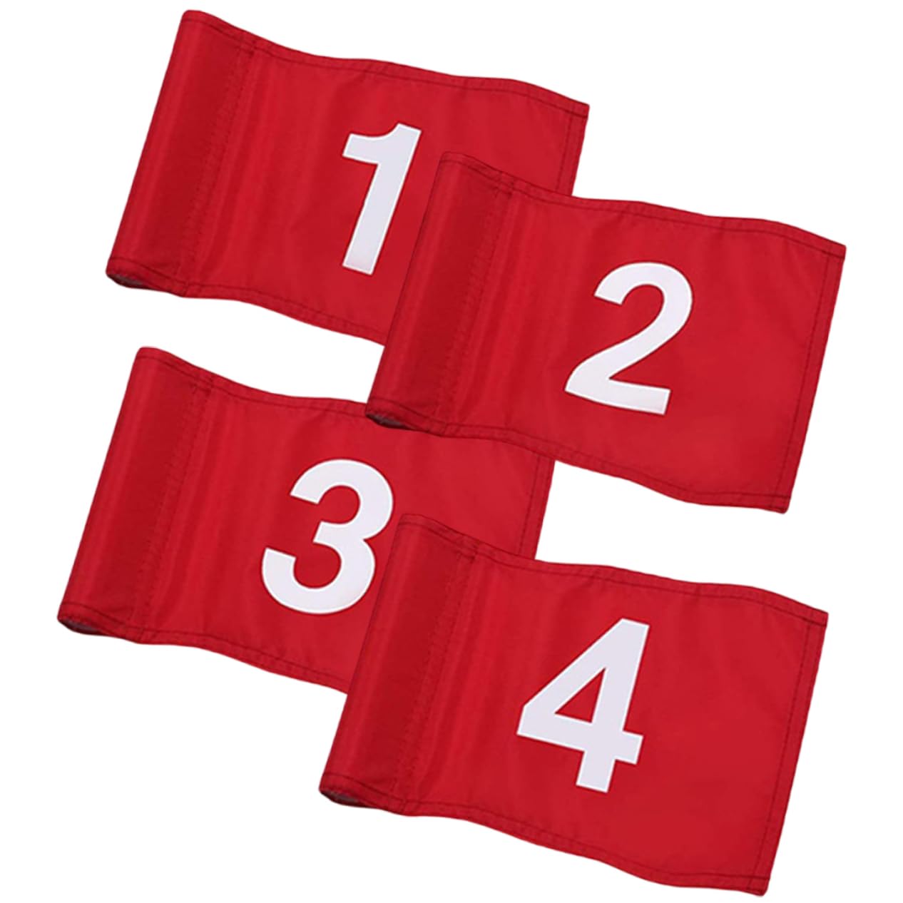 CORHAD 4Pcs Golf Flags Wear-resistant Targeting Flags for Putting Practice Portable Outdoor Course Golf Training and Backyard Use