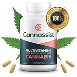 Cannassist Vitamin Supplement for CBD, THC, Hemp and Cannabis Users | Appetite Control, Stress Relief, Energy, Focus and Mood Boosting Multivitamin for Men and Women
