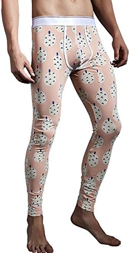ARCITON Men's Low Rise Leggings Long Johns Thermal Pant