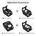 WELQUIC Small Portable USB Thermal Receipt Printer Compatible with Bill Ticket Barcode POS/ESC 58mm, Black