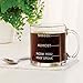 Exclusive Shhh Almost Now You May Speak 13 Oz Glass Coffee Mug Model: (Home & Kitchen)