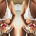 HOT Sale Lingerie!Canserin Women Sexy Lingerie Babydoll Vest Top Bra+Pants Set (L)