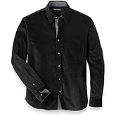 Paul Fredrick Men's Classic Fit Cotton Corduroy Casual Shirt