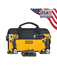 DCK280C2 20-volts máx litio 1.5 Ah compacto para taladro y atornillador de impacto combo kit