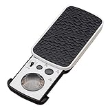 Jewelry Magnifier, Breett 30X,60X,90X LED Illuminated Magnifying glass,for Gems Jewelry Rocks Stamps Coins Watches Hobbies Antiques Models Photos - Black