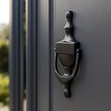 UAP Victorian Urn Door Knocker 6 Inch Bolt Through Self Adhesive Fixings Black view 2