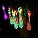 Bosjett Solar String Lights,Covboa 20ft 30 LED Water Drop Solar Lights Outdoor String Fairy Waterproof Lights Garden Decorations Christmas Lights for room, Patio, Home, Party,Yard （Multicolor）