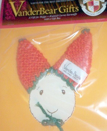 North American Bear Hoppy Knitted Carrot Earmuffs