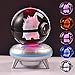 3D Crystal Ball LED Night Light Base Changes Color Toy Night Light Child Christmas Present