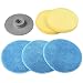 Homitt Scrubber Set for Floor, Window and Bathroom Tile Cleaning, Brush Set of Foam Scrubber and Scouring Pad for Multi-purpose Uses primary