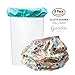 Baby Tooshy Diaper Pail Liner Set (2) - Large Capacity Wet Bag for Cloth & Disposable Diapers. Effectively Contains Stinky Diapers. Heavy Duty PUL offers Superior Leak Free Protection. Garden