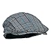 Fashion Plaid Ivy Cap - Brown, Medium