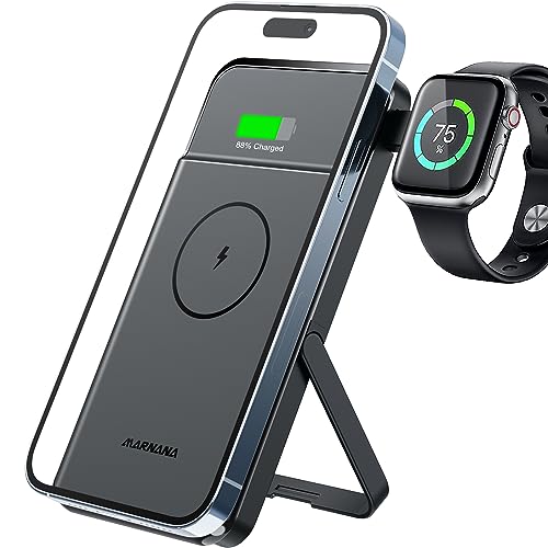Marnana Magnetic Wireless Power Bank with Apple Watch Charger
