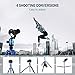 ZOMEi Tall Tripod,Camera Tripod for DSLR, Z818 Tripods for Cameras 65'' Aluminium Alloy Monopod with 360 Panorama Ball Head Quick Release Plate Ball for DSLR Canon Sony Nikon Cameras(Blue)