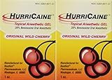 Beutlich LP Pharmaceuticals Hurricaine Topical Anesthetic Gel, Wild Cherry, 1 Ounce- Pack of 2