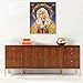 Diamond Painting,Hongxin Round Drill 5D DIY Diamond Painting Heavenly Father Our Lady Son Religion Icons Embroidered Full Crystal Mazayka Diamond Embroidery Religious Church Wedding Souvenirs Gift (A)