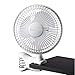 Lasko Clip Fan, 2 Quiet Speeds, 360 Degree Pivot, Portable for Office, Bedroom, Kitchen, 6