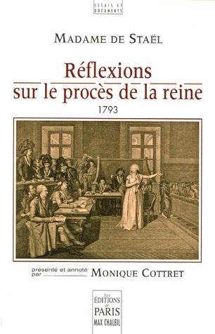 Réflexions sur le procès de la reine