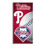 MLB Philadelphia Phillies Emblem Beach Towel, 28 x 58-Inch