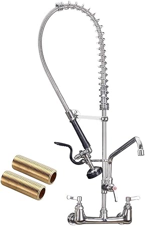 Jzbrain Commercial Sink Kitchen Faucet 36 Height 8 Inch Center