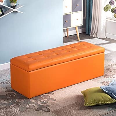 Amazon Com Zmq Storage Ottomans Leather Storage Benches Bedroom