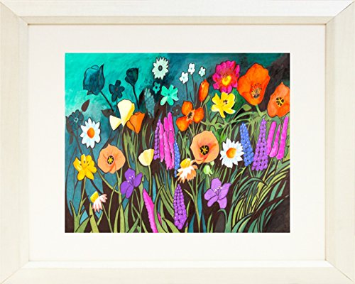 FRAMED Melody of Colors II by Elizabeth Stacke 20x16 Matted Art Print Poster Co…