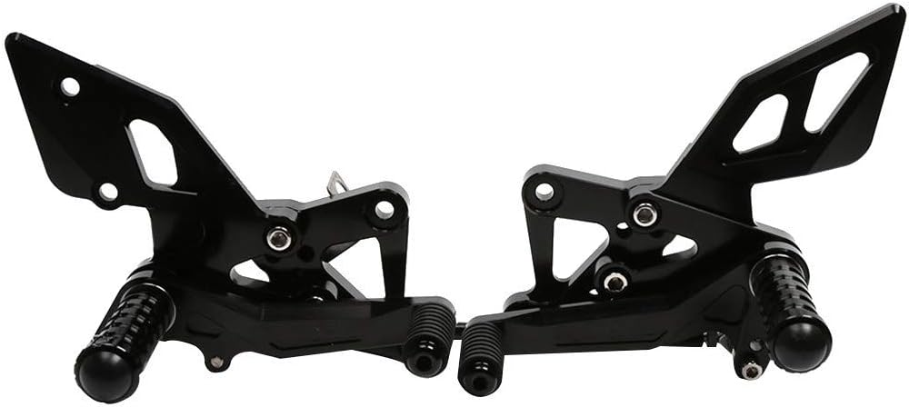 KAKAT Yamaha YZF R3 R25 2014-2016 Motorcycle Foot Controls Highway Pegs Foot Rests Pegs Motorcycle Accessories (Black)