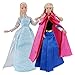 E-TING Beautiful Queen Snow Princess's Doll Clothes and Princess's Dress Up for 11 inch Doll Clothes