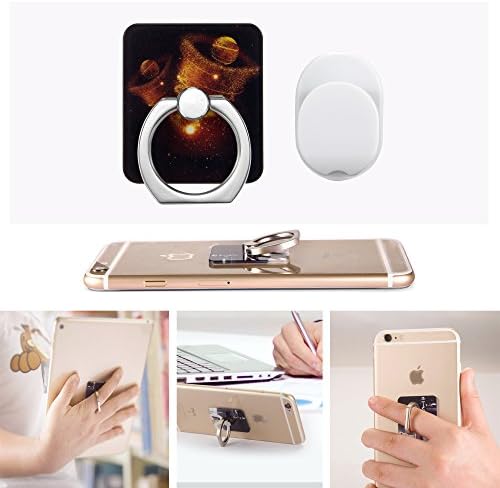 BYAO,Mobile Phone Ring Holder/Smart devices holder/Anti-theft Clasp/Anti-drop/360 Degree Rotating Ring Holder Mobile Phone Stand for Phone/Pad and Car Ring Holder for Cell Phone(Light's bell)