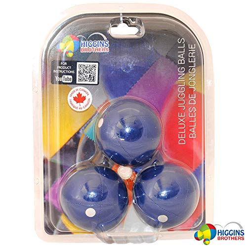 Juggling Balls Set of 3 Professional Style (Blue)