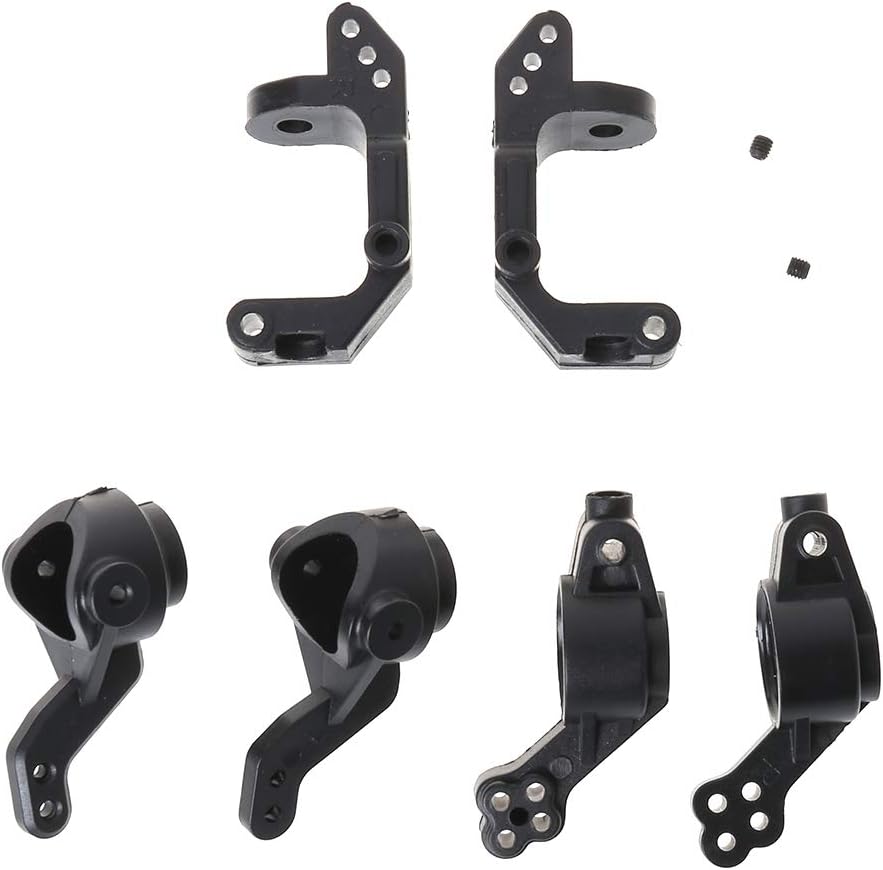 GMSP Front and Rear Steering Knuckle Hub Kit 02013 02014 02015 for HSP 94111 94123 94107 94108 RC Off Road Truck Buggy Drift Car