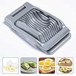 Egg slicer for hard boiled eggs heavy duty aluminum