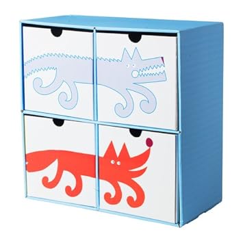 Ikea Barnslig Ringdans Mini Chest With 4 Drawers Multicolour