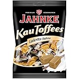 Jahnke Kautoffees Lakritz-Sahne / Licorice-cream Toffee Taffy 5.3 Oz - 150g