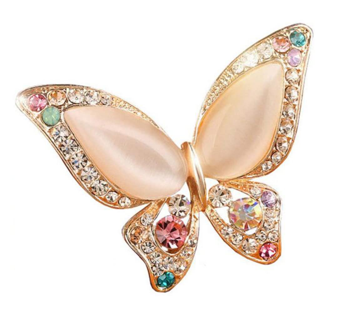 Butterfly Brooch for Women Rhinestone Brooches Fashion Colorful Butterfly Brooch Fashion Wedding Jewelry