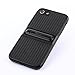 Nicexx iPhone 7 Case with Kickstand and Dual Layer Protection with Soft TPU & Hard PC Premium Luxury Shock Absorbing Shockproof Cover for iPhone 7 (Black)