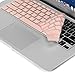 GMYLE MacBook Air 13 Inch Case A1466 A1369 Old Version 2010 2017 and Pink Keyboard Cover Skin 2 in 1 Set (Pink Marble)