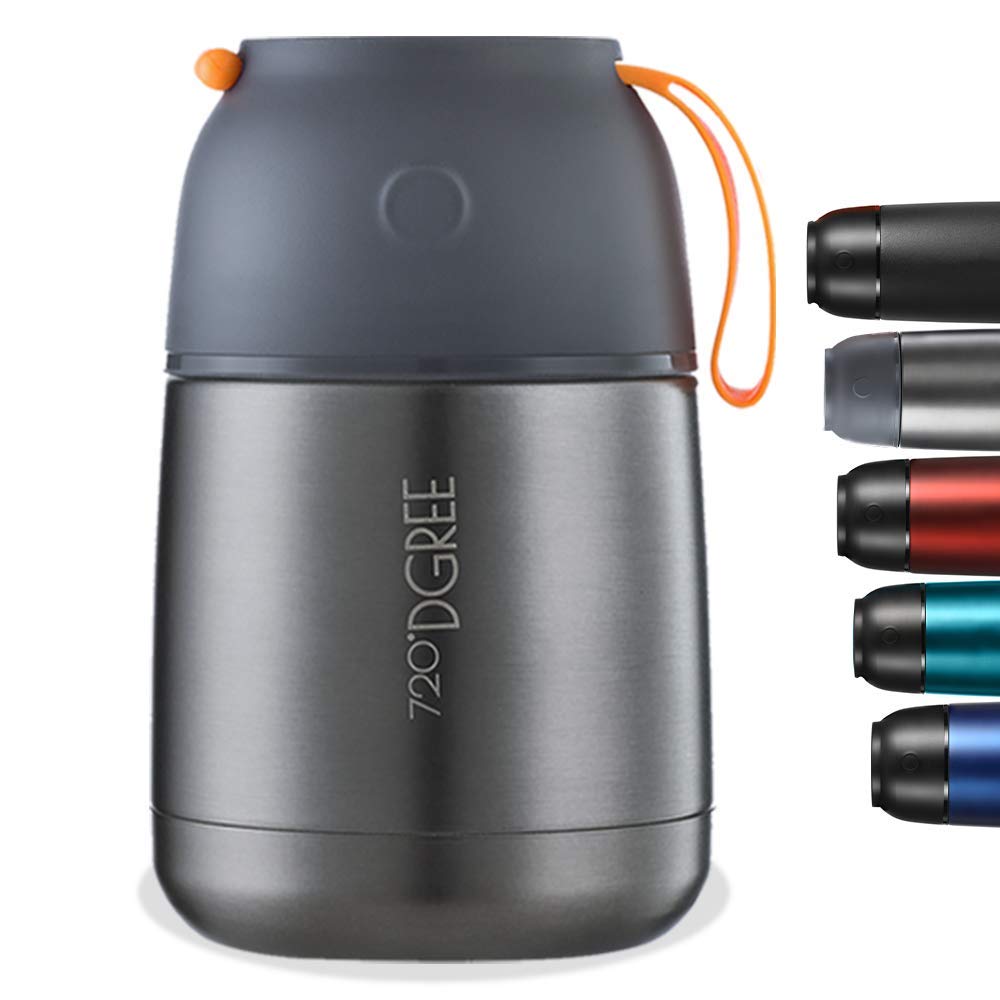 720°DGREE Thermo Food Flask “wunderJar“ 530ml - Premium Stainless Steel, BPA-Free - Insulated Container for Hot Lunch, Meal Prep, Soup & Outdoor-Dinner - Storage Box for Cold Ice or Yoghurt to go