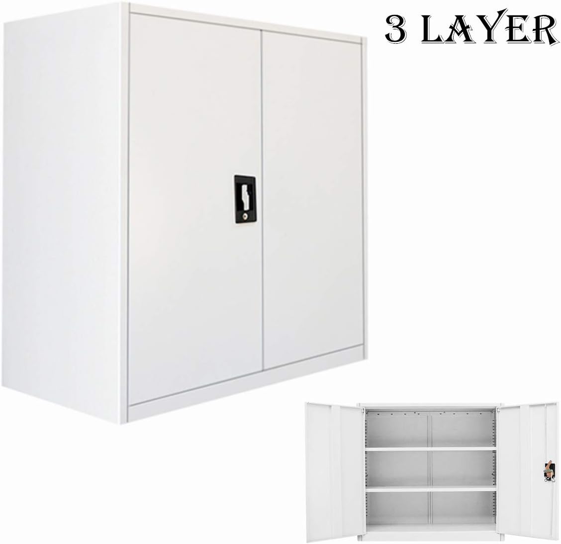 Panana Office Storage cupboard filing Document metal shelves 2