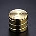 SANFENG Metal Spinning Top - VORTECON Kinetic Spinning Desk Toy - Adult Anxiety Relief Fidget Toys That Creates a Mind-Bending Optical Illusion of Continuously Flowing Helix (Gold)