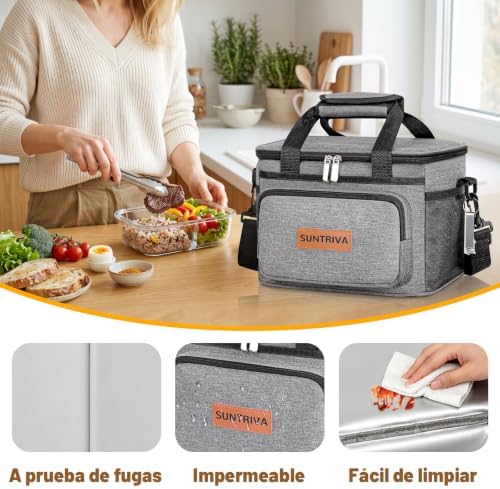 Saco térmico de alimentos 12L saco portátil de refrigeração isotérmico