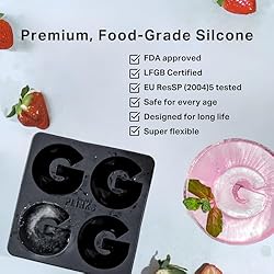 DRINKSPLINKS Silicone Ice Cube Mold Tray - Custom