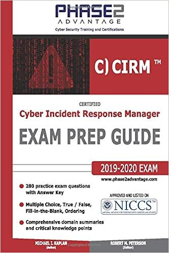 Certified Cyber Incident Response Manager Exam Prep Guide