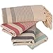 Clotho 4 Pack Turkish Hand Towels for Bathroom and Kitchen - 100% Cotton 20x40 inch - Decorative Towel Set of 4 - Quick Dry, Large and Lightweight