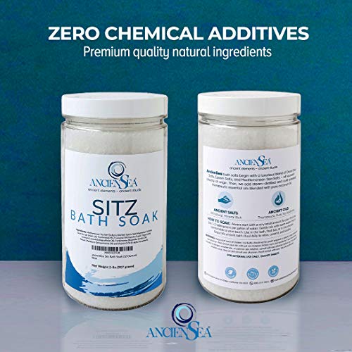 NEW Sitz Bath Salt 32 Ounces Dead Sea Salt and Epsom Salt Plus Pure