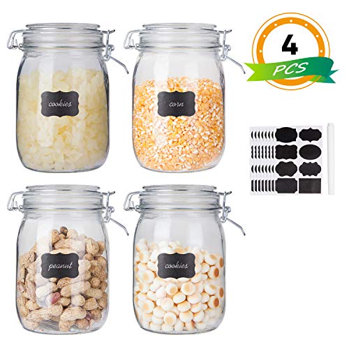 Best Glass Canisters With Clamp Lids 2020 TOP 10 BestRated Glass Canisters With Clamp Lids
