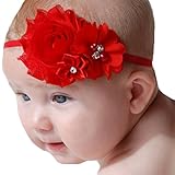 Miugle Baby Red Headbands Hair Bows Toddler Girls Hair Band Headwear