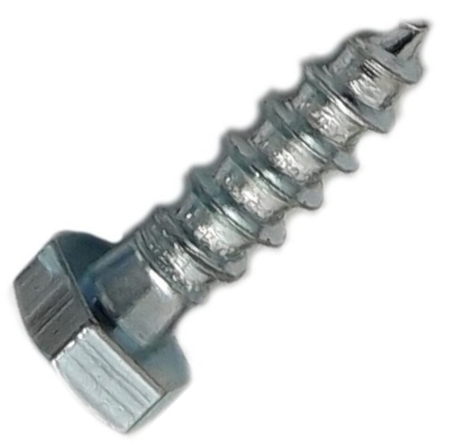 M8 Coach Screws Hex Head Width 13mm Zinc Plated Steel Wood Screw Hexagon Lag Bolts Silver Long 1.18" x 0.31" (8mm x 30mm) Box of 75 pcs